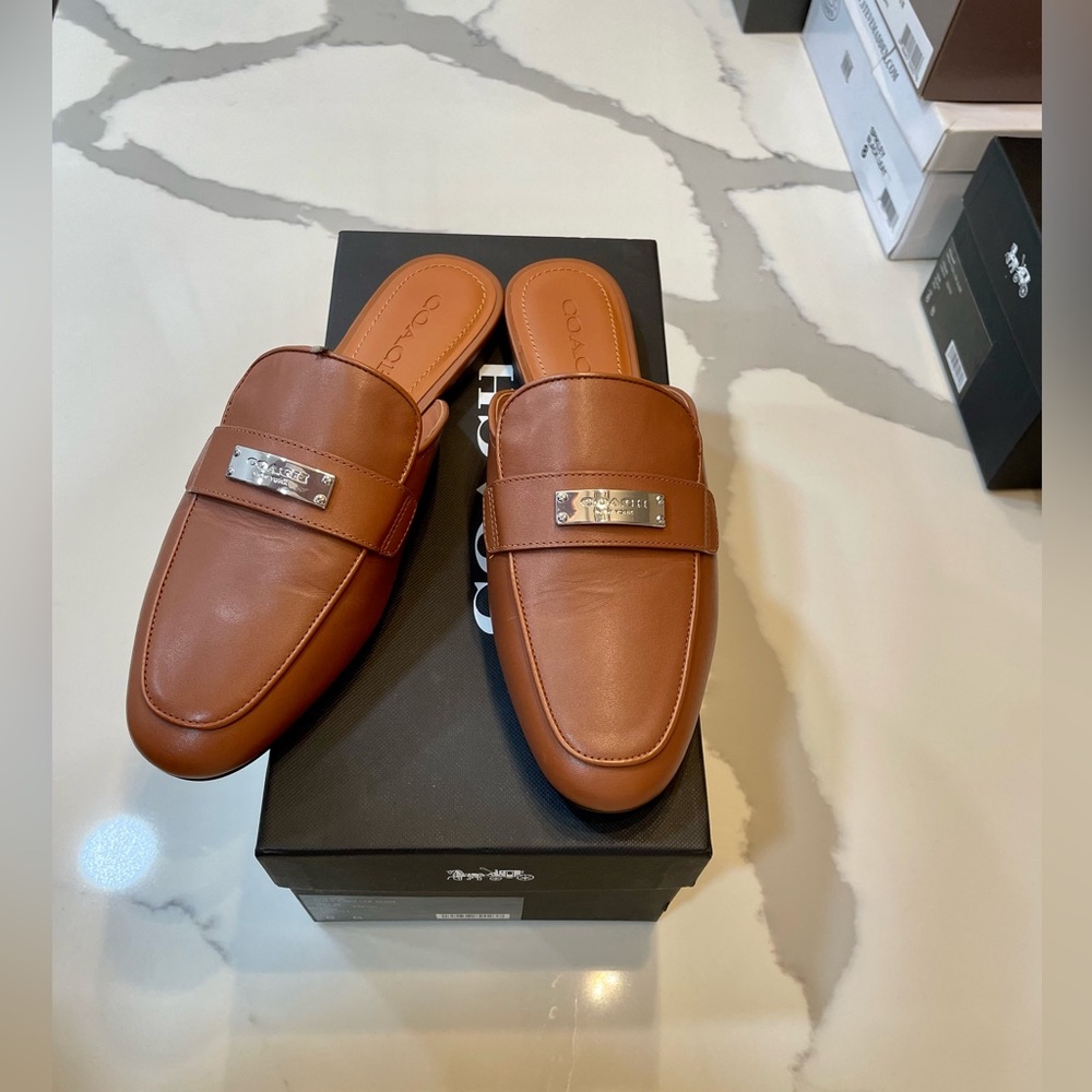 Coach Shea Leather Slide
